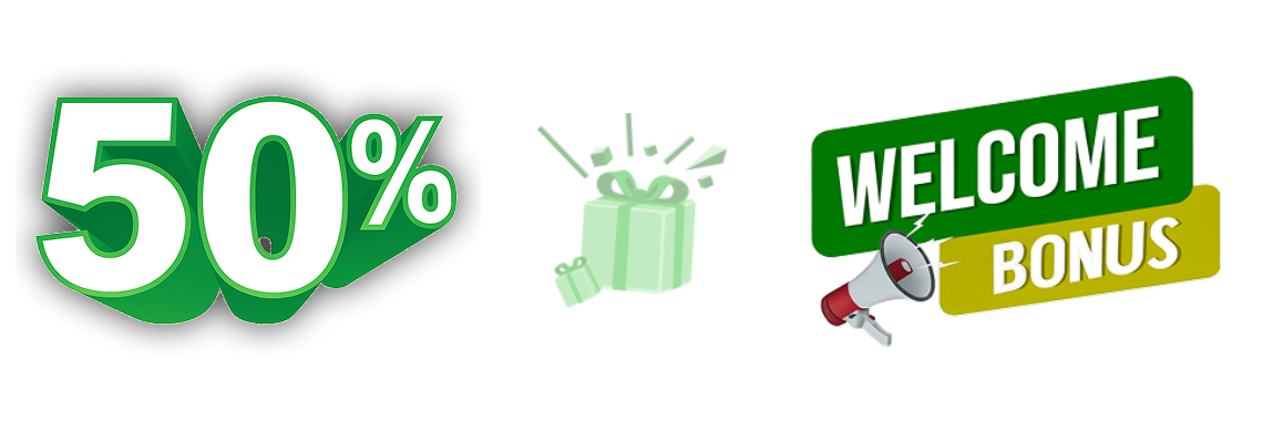 50% Welcome Bonus - Leverage Markets